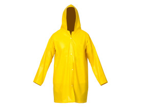 Capa de chuva forrada amarela para trabalho resistênte Tamanho GG