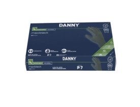 Luvas de proteção Danny Maxiblack Preta Caixa com 10 Pares DA-2050