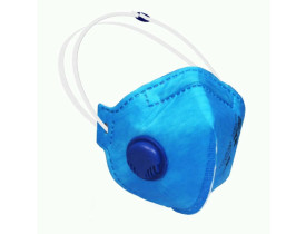 Máscara Respirador Semifacial Descartável PFF2-S Com Válvula