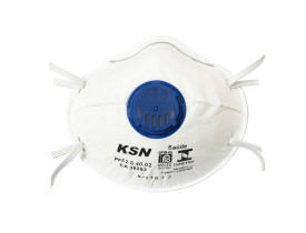 Respirador PFF2 S 4002 tipo concha com válvula KSN